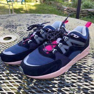 Karhu Fusion 2.0 Sneakers Unisex Size 8 (EU 41.5) Navy, Pink, Fuchsia